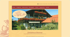 Desktop Screenshot of gaestehaus-brenner-nesselwang.de
