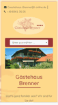 Mobile Screenshot of gaestehaus-brenner-nesselwang.de